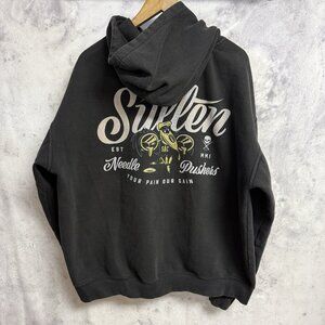 VTG Sullen Art Collective Hoodie Sweatshirt Mens 2X 27.5x26 Tattoo Streetwear